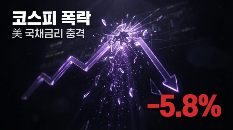 '美 국채금리 급등 충격' 코스피 5.8% 폭락, 예고된 조정이었나 썸네일