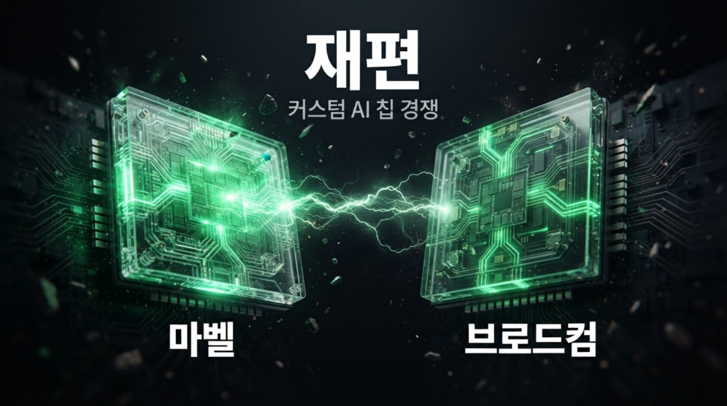 마벨·브로드컴 이틀간의 반전, 커스텀 AI 반도체 경쟁 구도 재편 썸네일