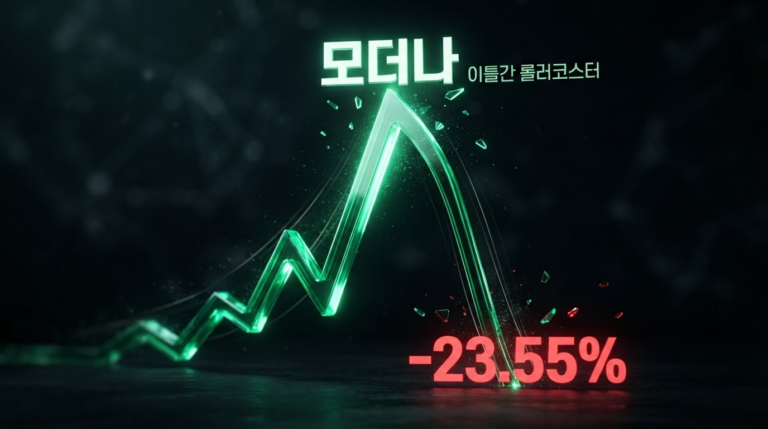 모더나 이틀간 롤러코스터, 폭등 후 -23.55% 급락이 남긴 교훈 썸네일