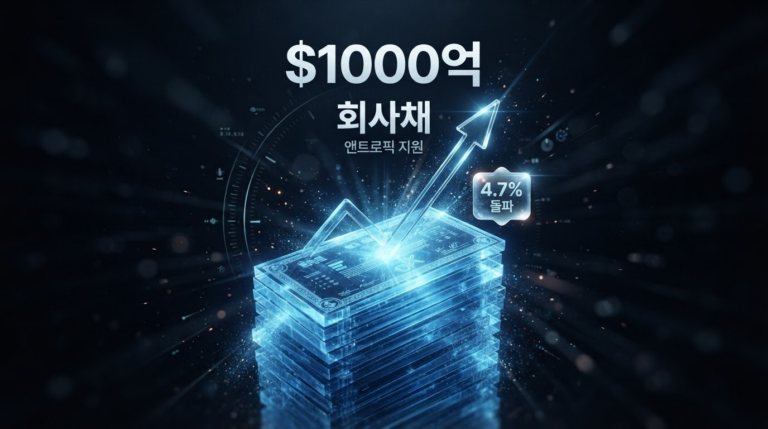 브로드컴, 앤트로픽에 1000억달러 회사채 지원... 금리 4.7% 돌파 썸네일