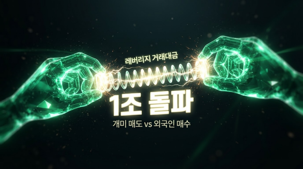 삼전·닉스 레버리지 거래대금 1조 돌파, 개미는 팔고 외국인은 사는 이유 썸네일