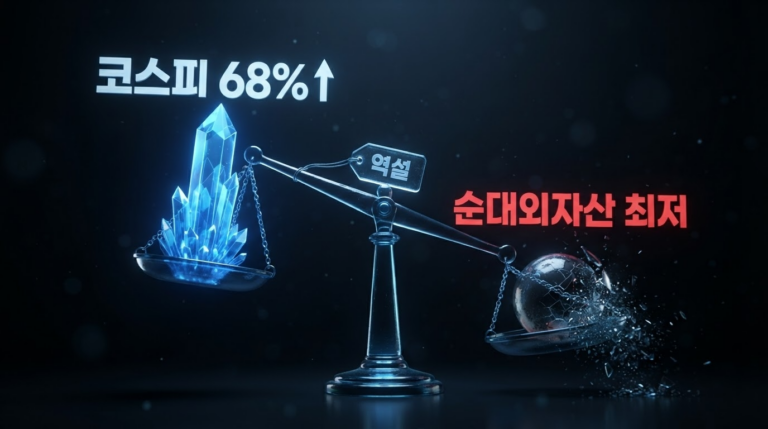 코스피 68% 급등의 역설, 순대외금융자산 12년 만에 최저로 추락한 이유 썸네일