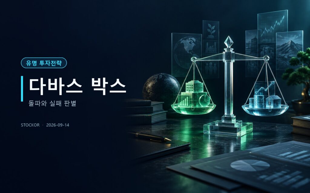 주식 투자 교육 썸네일 — 다바스 박스, 돌파와 실패 판별