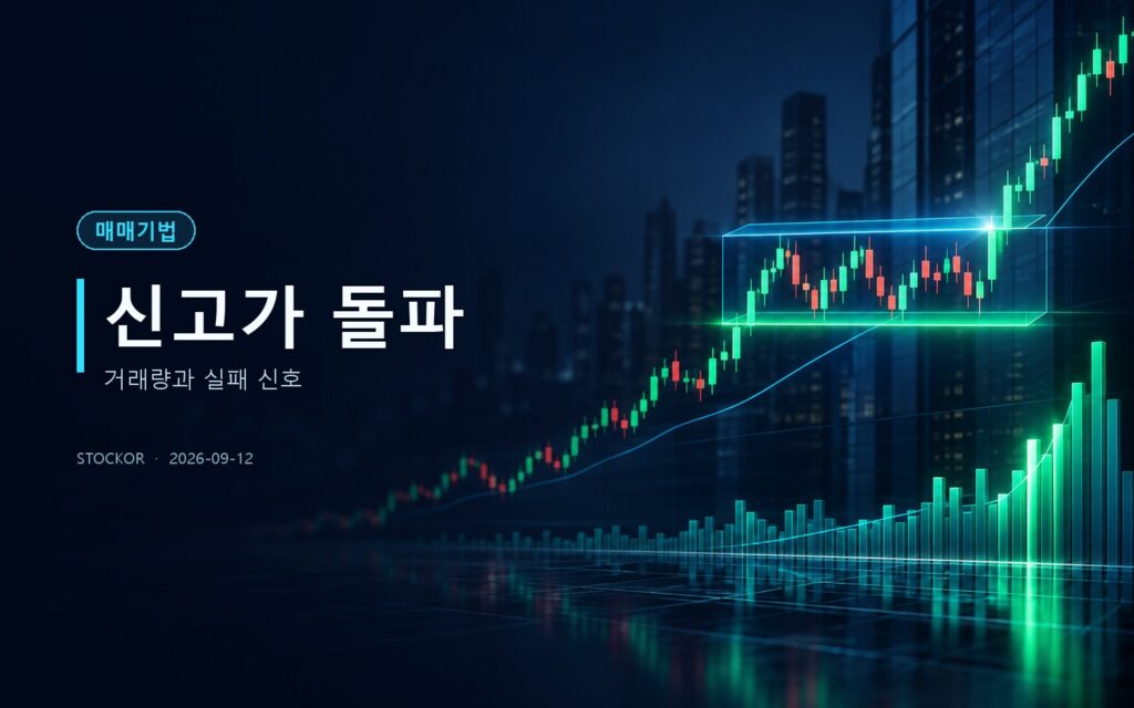 주식 투자 교육 썸네일 — 신고가 돌파, 거래량과 실패 신호