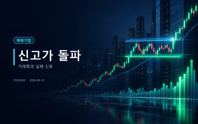 주식 투자 교육 썸네일 — 신고가 돌파, 거래량과 실패 신호