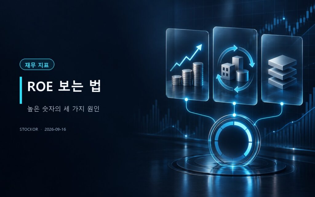 주식 투자 교육 썸네일 — ROE를 이익률, 자산회전율, 부채로 분해