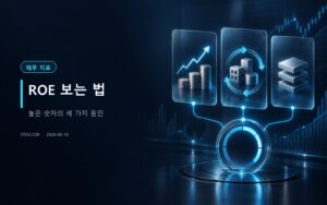 주식 투자 교육 썸네일 — ROE를 이익률, 자산회전율, 부채로 분해