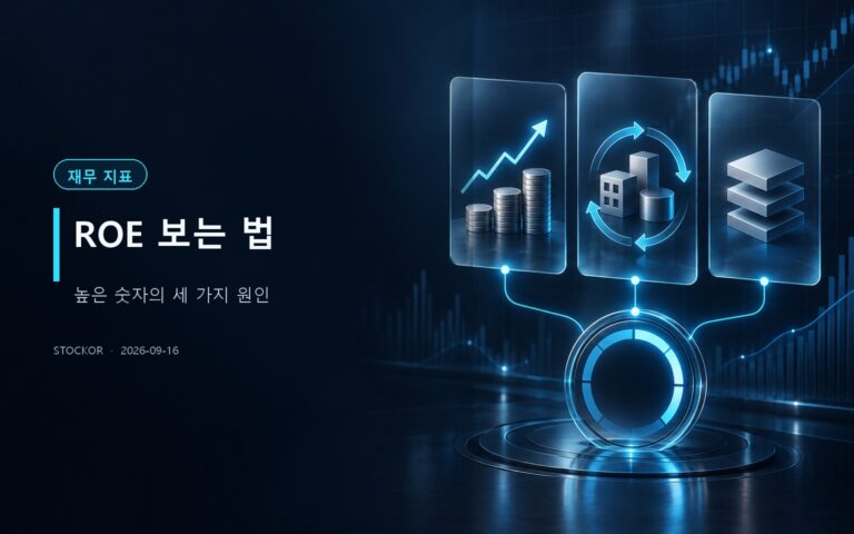 주식 투자 교육 썸네일 — ROE를 이익률, 자산회전율, 부채로 분해