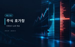 주식 투자 교육 썸네일 — 주식 호가창, 잔량보다 가격 간격과 실제 체결
